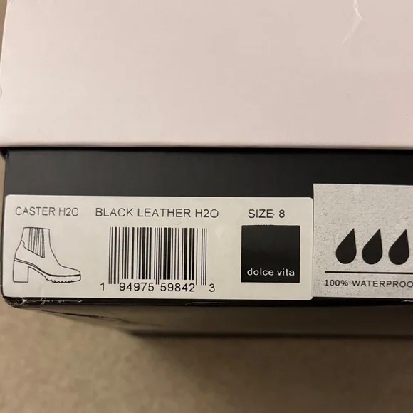 Dolce Vita Black and Tan Ankle Booties - Picture 3 of 3